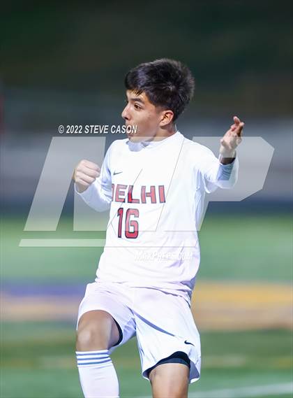 Thumbnail 2 in Riverbank vs. Delhi (CIF SJS D5 Finals) photogallery.