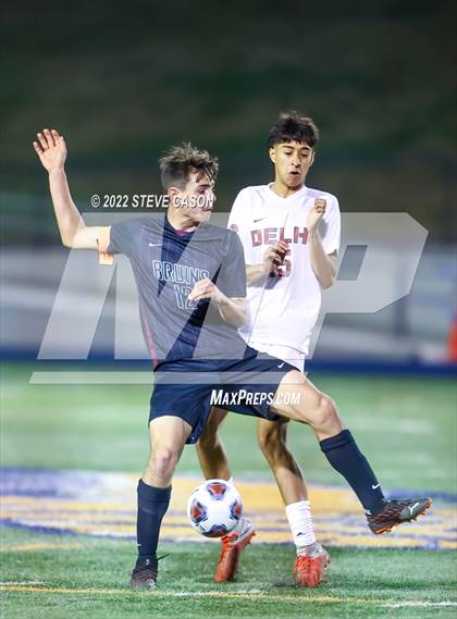 Thumbnail 2 in Riverbank vs. Delhi (CIF SJS D5 Finals) photogallery.