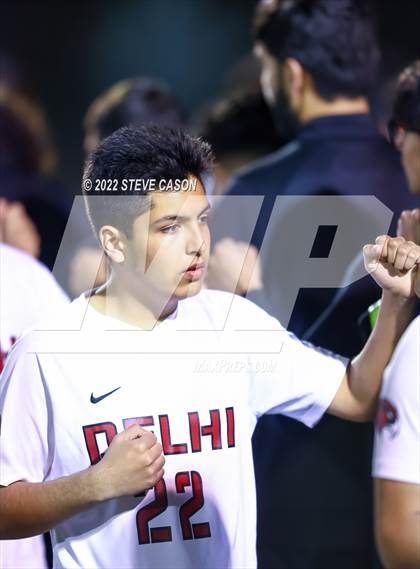 Thumbnail 2 in Riverbank vs. Delhi (CIF SJS D5 Finals) photogallery.