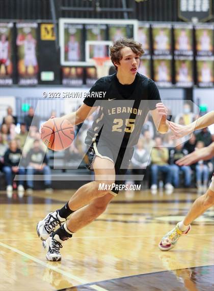Thumbnail 1 in Lebanon vs. Brebeuf Jesuit Preparatory (IHSAA Class 3A Boys Sectional Round 1) photogallery.