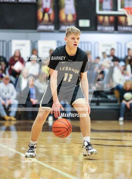 Thumbnail 2 in Lebanon vs. Brebeuf Jesuit Preparatory (IHSAA Class 3A Boys Sectional Round 1) photogallery.