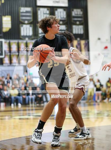 Thumbnail 3 in Lebanon vs. Brebeuf Jesuit Preparatory (IHSAA Class 3A Boys Sectional Round 1) photogallery.