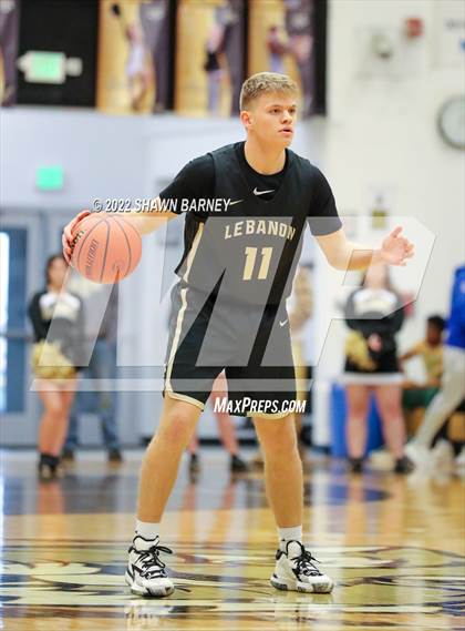 Thumbnail 3 in Lebanon vs. Brebeuf Jesuit Preparatory (IHSAA Class 3A Boys Sectional Round 1) photogallery.