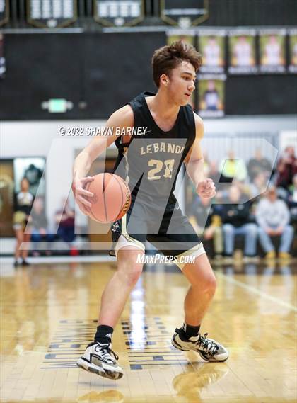 Thumbnail 2 in Lebanon vs. Brebeuf Jesuit Preparatory (IHSAA Class 3A Boys Sectional Round 1) photogallery.
