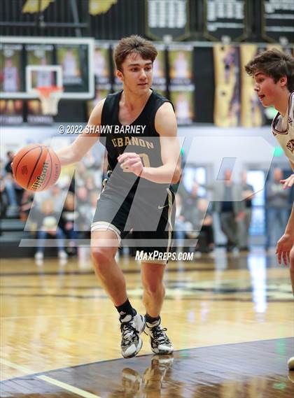 Thumbnail 1 in Lebanon vs. Brebeuf Jesuit Preparatory (IHSAA Class 3A Boys Sectional Round 1) photogallery.
