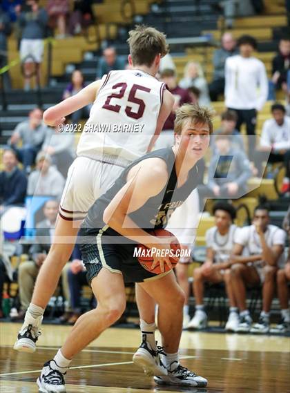 Thumbnail 2 in Lebanon vs. Brebeuf Jesuit Preparatory (IHSAA Class 3A Boys Sectional Round 1) photogallery.