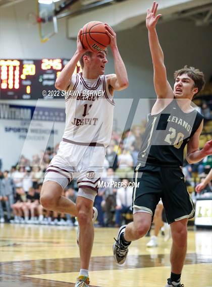 Thumbnail 3 in Lebanon vs. Brebeuf Jesuit Preparatory (IHSAA Class 3A Boys Sectional Round 1) photogallery.