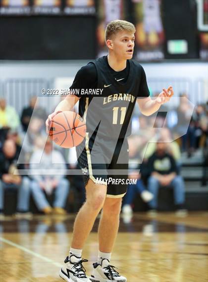Thumbnail 2 in Lebanon vs. Brebeuf Jesuit Preparatory (IHSAA Class 3A Boys Sectional Round 1) photogallery.
