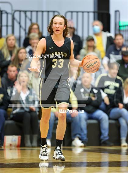 Thumbnail 2 in Lebanon vs. Brebeuf Jesuit Preparatory (IHSAA Class 3A Boys Sectional Round 1) photogallery.