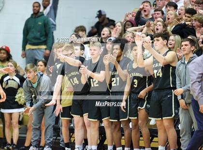 Thumbnail 2 in Lebanon vs. Brebeuf Jesuit Preparatory (IHSAA Class 3A Boys Sectional Round 1) photogallery.
