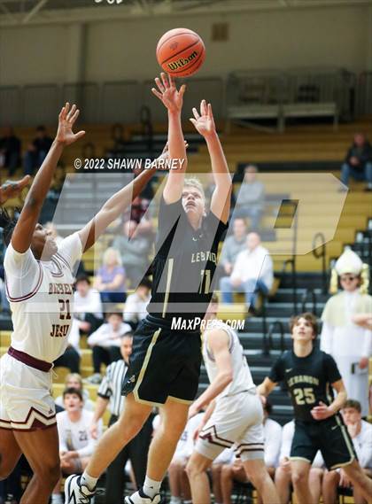 Thumbnail 1 in Lebanon vs. Brebeuf Jesuit Preparatory (IHSAA Class 3A Boys Sectional Round 1) photogallery.