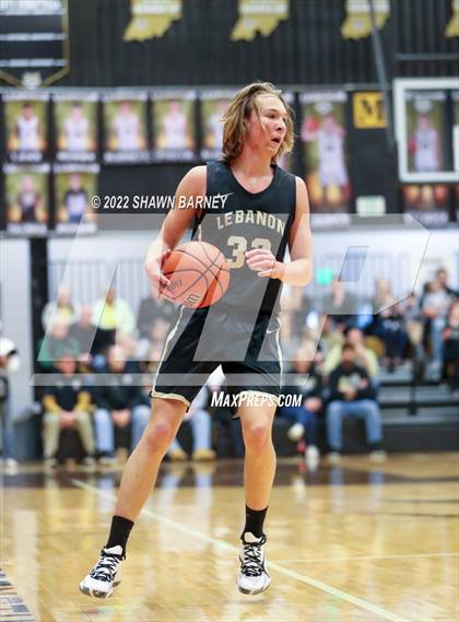 Thumbnail 1 in Lebanon vs. Brebeuf Jesuit Preparatory (IHSAA Class 3A Boys Sectional Round 1) photogallery.