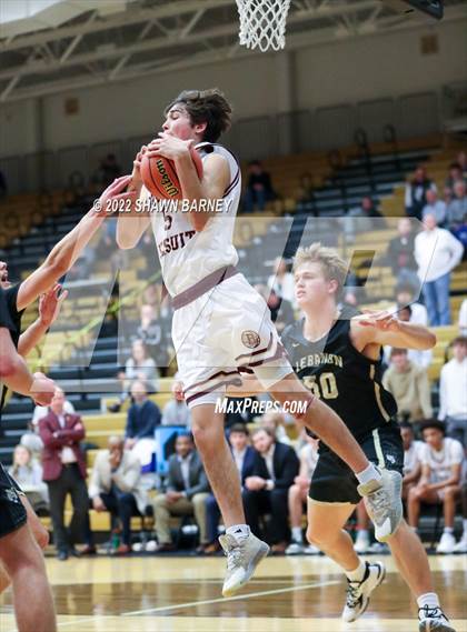 Thumbnail 3 in Lebanon vs. Brebeuf Jesuit Preparatory (IHSAA Class 3A Boys Sectional Round 1) photogallery.
