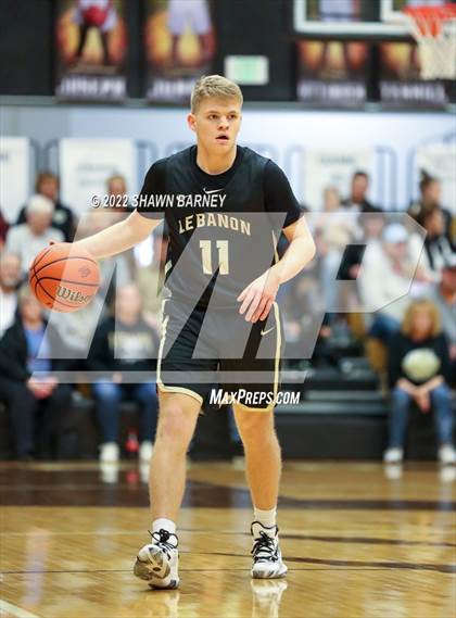 Thumbnail 1 in Lebanon vs. Brebeuf Jesuit Preparatory (IHSAA Class 3A Boys Sectional Round 1) photogallery.