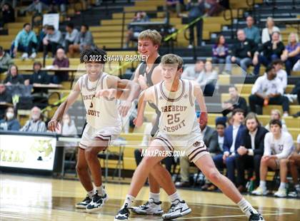 Thumbnail 3 in Lebanon vs. Brebeuf Jesuit Preparatory (IHSAA Class 3A Boys Sectional Round 1) photogallery.