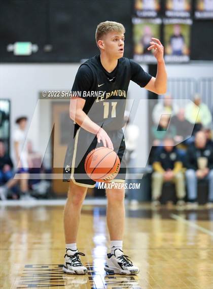 Thumbnail 1 in Lebanon vs. Brebeuf Jesuit Preparatory (IHSAA Class 3A Boys Sectional Round 1) photogallery.