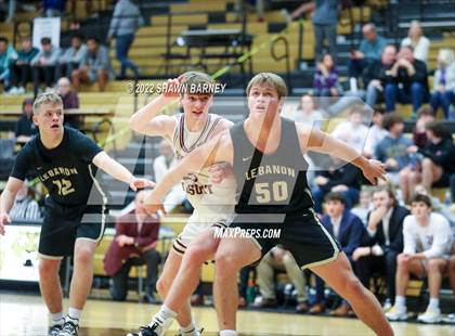 Thumbnail 3 in Lebanon vs. Brebeuf Jesuit Preparatory (IHSAA Class 3A Boys Sectional Round 1) photogallery.