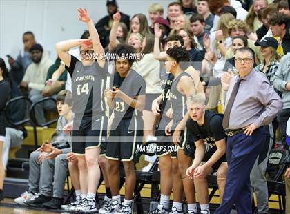 Thumbnail 3 in Lebanon vs. Brebeuf Jesuit Preparatory (IHSAA Class 3A Boys Sectional Round 1) photogallery.