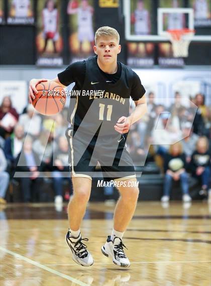 Thumbnail 3 in Lebanon vs. Brebeuf Jesuit Preparatory (IHSAA Class 3A Boys Sectional Round 1) photogallery.