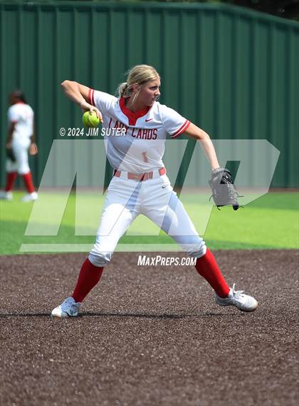 Thumbnail 1 in Columbus vs Hallettsville (UIL 3A Regional Final) Game 2 photogallery.