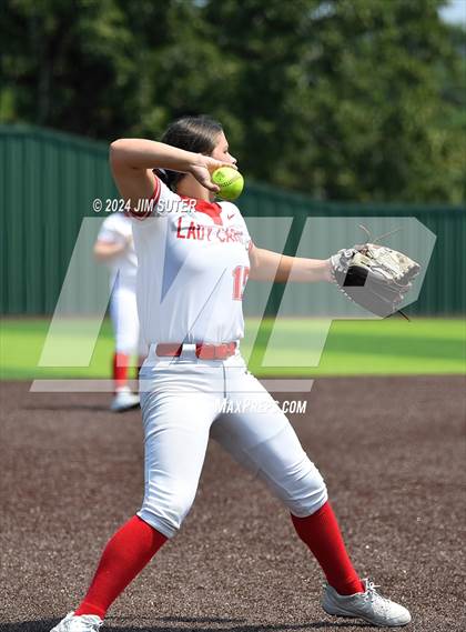 Thumbnail 2 in Columbus vs Hallettsville (UIL 3A Regional Final) Game 2 photogallery.