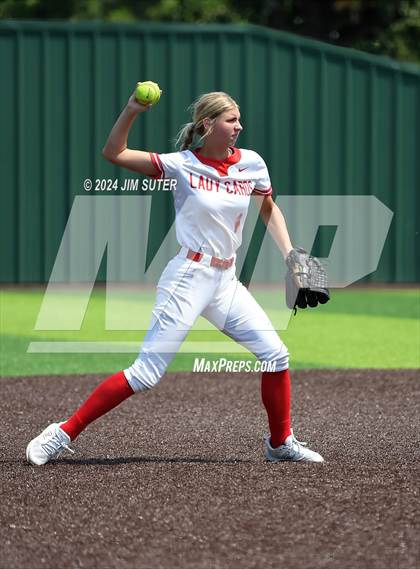 Thumbnail 2 in Columbus vs Hallettsville (UIL 3A Regional Final) Game 2 photogallery.