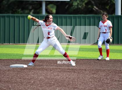 Thumbnail 1 in Columbus vs Hallettsville (UIL 3A Regional Final) Game 2 photogallery.