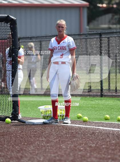 Thumbnail 2 in Columbus vs Hallettsville (UIL 3A Regional Final) Game 2 photogallery.