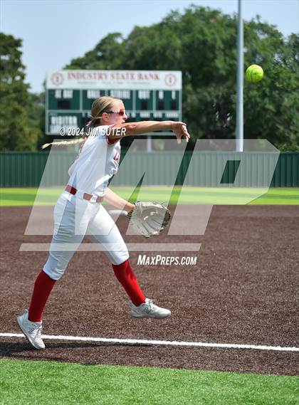 Thumbnail 3 in Columbus vs Hallettsville (UIL 3A Regional Final) Game 2 photogallery.