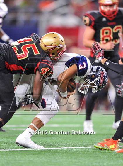 Thumbnail 2 in South Grand Prairie vs. Ryan (UIL 6A Area Playoff) photogallery.