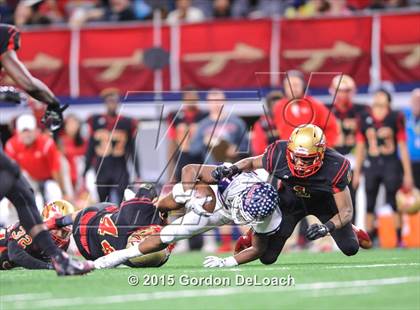 Thumbnail 2 in South Grand Prairie vs. Ryan (UIL 6A Area Playoff) photogallery.