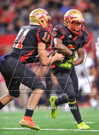 Thumbnail 2 in South Grand Prairie vs. Ryan (UIL 6A Area Playoff) photogallery.