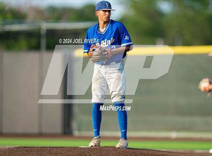 Thumbnail 2 in Cinco Ranch vs. Fort Bend Elkins (UIL Baseball 6A Region 3 Bi-District) photogallery.