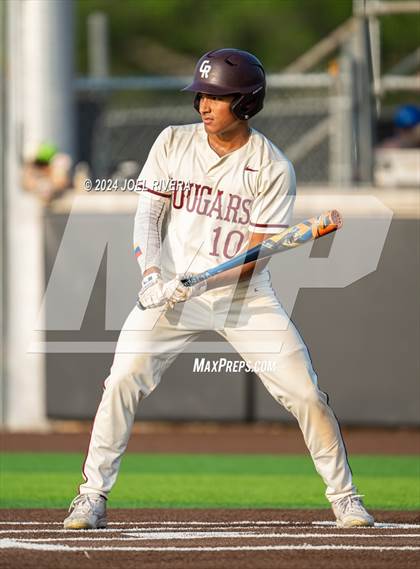 Thumbnail 3 in Cinco Ranch vs. Fort Bend Elkins (UIL Baseball 6A Region 3 Bi-District) photogallery.