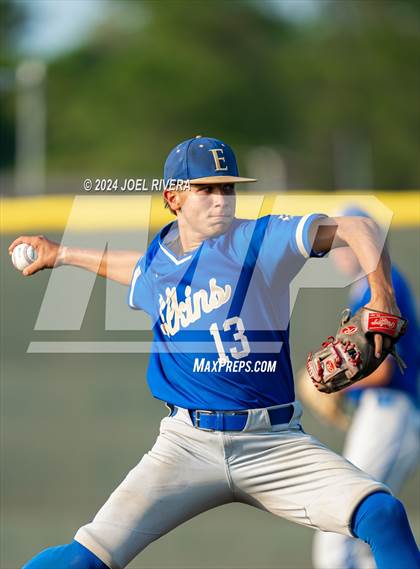 Thumbnail 2 in Cinco Ranch vs. Fort Bend Elkins (UIL Baseball 6A Region 3 Bi-District) photogallery.