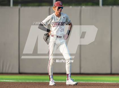 Thumbnail 1 in Cinco Ranch vs. Fort Bend Elkins (UIL Baseball 6A Region 3 Bi-District) photogallery.