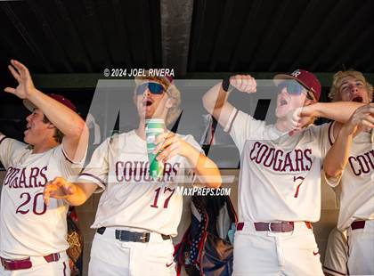 Thumbnail 2 in Cinco Ranch vs. Fort Bend Elkins (UIL Baseball 6A Region 3 Bi-District) photogallery.