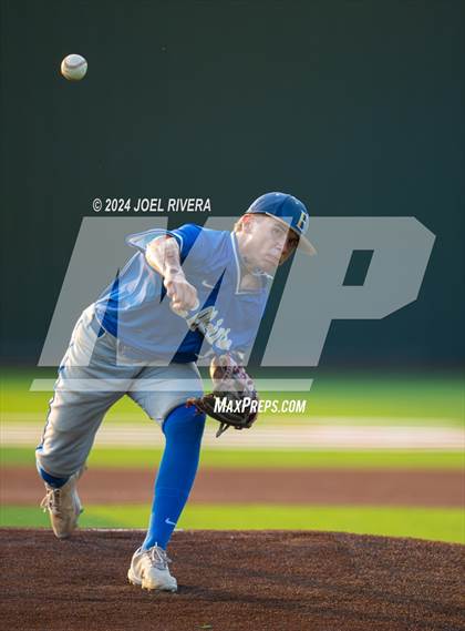Thumbnail 1 in Cinco Ranch vs. Fort Bend Elkins (UIL Baseball 6A Region 3 Bi-District) photogallery.