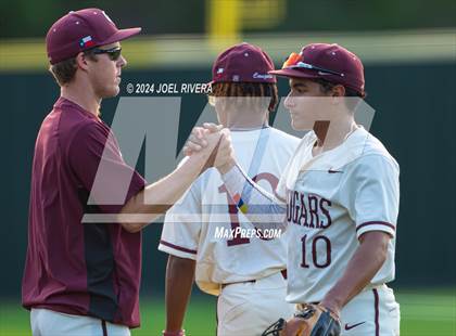 Thumbnail 1 in Cinco Ranch vs. Fort Bend Elkins (UIL Baseball 6A Region 3 Bi-District) photogallery.