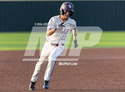 Thumbnail 3 in Cinco Ranch vs. Fort Bend Elkins (UIL Baseball 6A Region 3 Bi-District) photogallery.