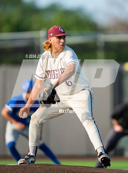 Thumbnail 1 in Cinco Ranch vs. Fort Bend Elkins (UIL Baseball 6A Region 3 Bi-District) photogallery.