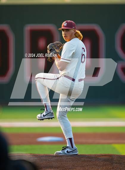 Thumbnail 2 in Cinco Ranch vs. Fort Bend Elkins (UIL Baseball 6A Region 3 Bi-District) photogallery.