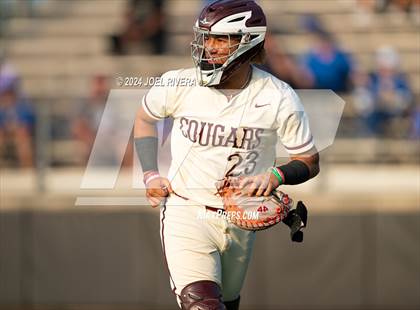 Thumbnail 3 in Cinco Ranch vs. Fort Bend Elkins (UIL Baseball 6A Region 3 Bi-District) photogallery.