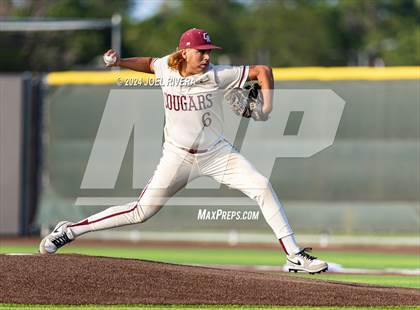 Thumbnail 2 in Cinco Ranch vs. Fort Bend Elkins (UIL Baseball 6A Region 3 Bi-District) photogallery.