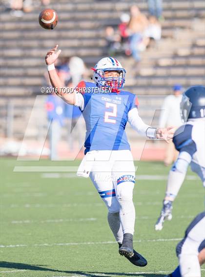 Thumbnail 2 in Valor Christian vs Cherry Creek (CHSAA 5A Semifinal) photogallery.