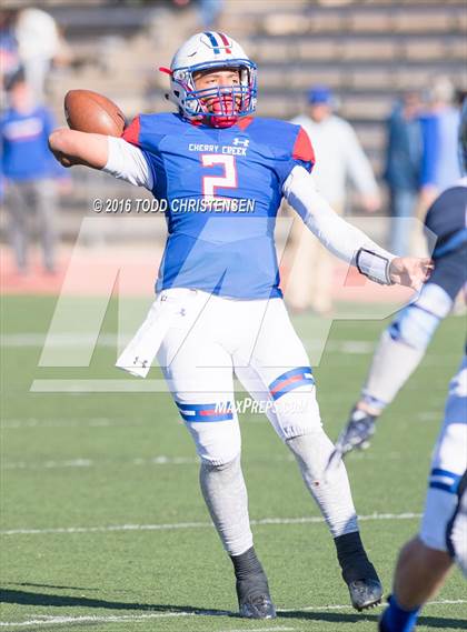 Thumbnail 1 in Valor Christian vs Cherry Creek (CHSAA 5A Semifinal) photogallery.