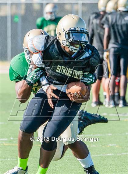 Thumbnail 3 in Hayward vs Moreau Catholic (Scrimmages at Tennyson) photogallery.