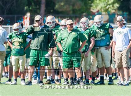 Thumbnail 1 in Hayward vs Moreau Catholic (Scrimmages at Tennyson) photogallery.