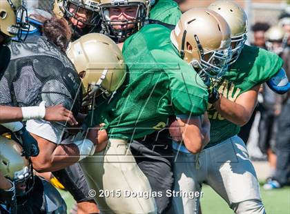 Thumbnail 1 in Hayward vs Moreau Catholic (Scrimmages at Tennyson) photogallery.