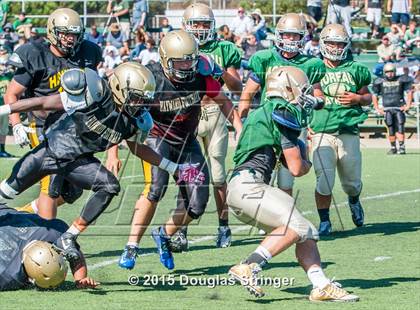 Thumbnail 3 in Hayward vs Moreau Catholic (Scrimmages at Tennyson) photogallery.